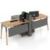 Офісні столи для двох Salita Компаунд Графіт Co_d 35/4