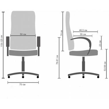 Кресло Комета Экокожа Chrome