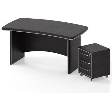 Стол руководителя + тумба мобильная Salita Альянс 21/1 Венге