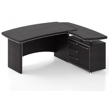 Офисный стол руководителя Salita Альянс 21/2 Венге