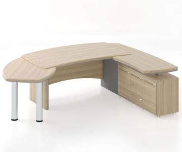 Стол руководителя Salita Альянс Дуб 21/3d