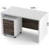 Стол компьютерный и тумба Salita Promo (AX1236) Белый 