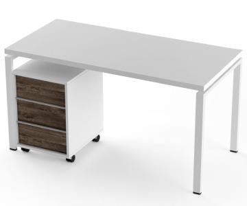 Стол офисный и тумба Salita Promo (TX1436) Белый