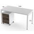 Стол офисный и тумба Salita Promo (TX1436) Белый