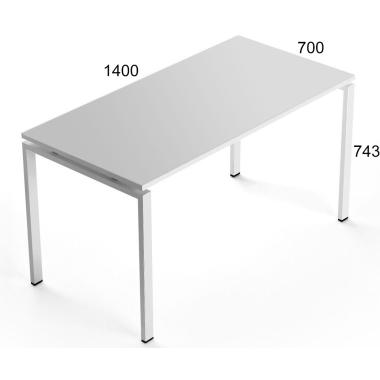 Стол письменный Salita Promo (T1418) Белый