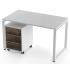 Стол компьютерный и тумба Salita Promo (QX1218) Белый