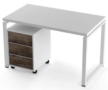 Стол компьютерный и тумба Salita Promo (QX1236) Белый