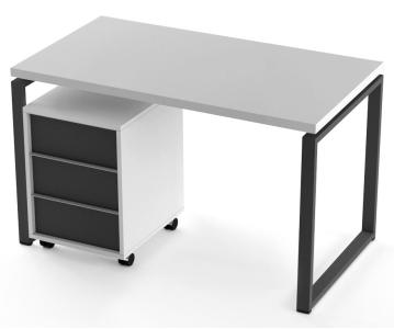 Стол письменный и тумба Salita Promo (QXG1236) Графит
