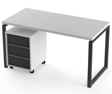 Стол компьютерный и тумба Salita Promo (QXG1436) Графит