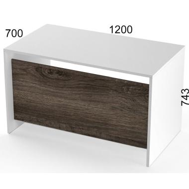 Стол компьютерный Salita Promo (A1218) Белый 