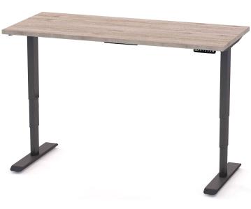 Стол с регулированием по высоте 2х-моторный Salita Электро Дуб Сан Марино 36мм (E1s-140-36)