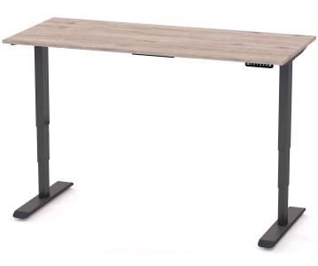 Регулируемый стол компьютерный 2х-моторный Salita Электро Дуб Сан Марино 18 мм (E1s-140)