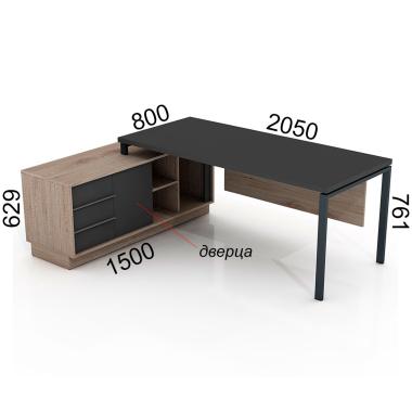 Стол руководителя Salita Promo Top Manager 36 мм (GST33-6-36)