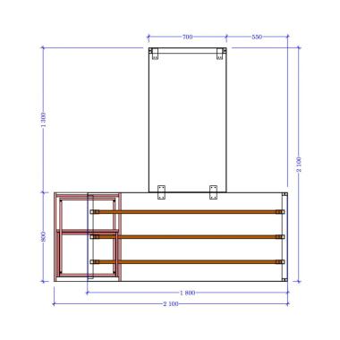 Стол руководителя Salita Promo Top Manager 36 мм (OGQ33-5s-36)