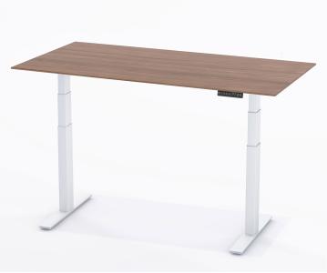 Стіл зі шпонованною стільницею з регулюванням для роботи стоячи 2х-моторний E5w Salita Електро (E5-140w) Білий