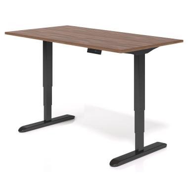 Стіл з електро-регулюванням висоти з двома двигунами Salita Електро Горіх 18мм (E1g-1200-700-18)
