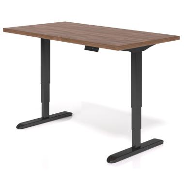 Стіл з електро-регулюванням висоти з двома двигунами Salita Електро Горіх 36мм (E1g-1200-700-36)
