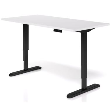 Стіл для роботи стоячи з двома двигунами Salita Електро Білий 18мм (E1w-1400-800-18)