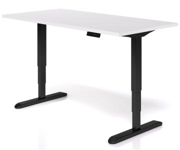 Стіл для роботи стоячи з двома двигунами Salita Електро Білий 18мм (E1w-1400-800-18)