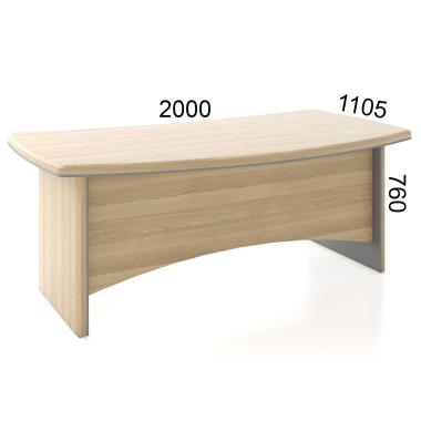 Офисный стол руководителя Salita Альянс в Дубе 21/103d 200x115x76h