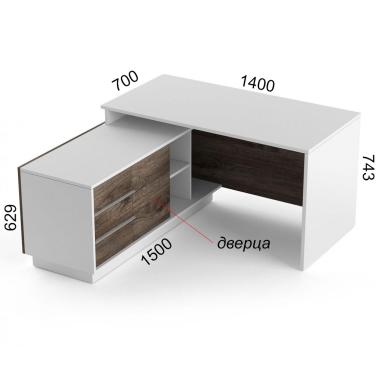 Офисный стол компьютерный Salita Promo 18 мм (WP29/102-18)