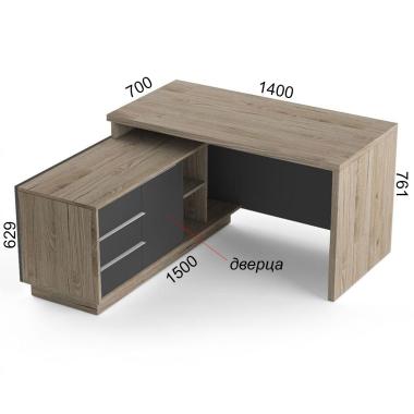 Компьютерный стол угловой Salita Promo 36 мм (SG29/102-36)