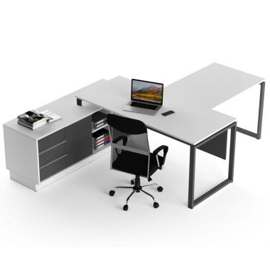 Офисный стол руководителя с приставкой Salita Promo 18 мм (WGQ10-18)