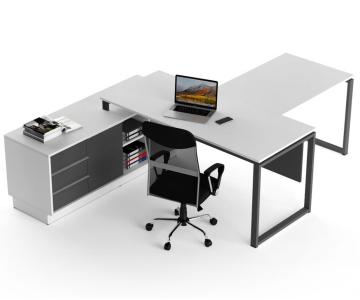 Офисный стол руководителя с приставкой Salita Promo 18 мм (WGQ10-18)