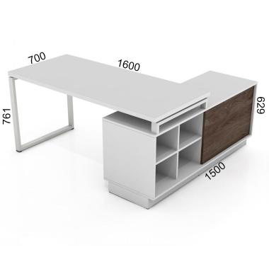 Офисный стол угловой Salita Promo 36 мм (WPQ7-36)