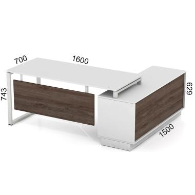 Офисный стол угловой Salita Promo 18 мм (WPQ17-18)