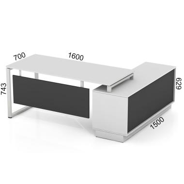Офисный стол угловой Salita Promo 18 мм (WGQ17-18)