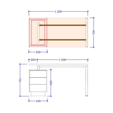 Офисный стол Salita Promo 36 мм (SGR5-36)