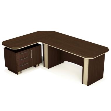 Стіл кутовий керівника Salita Тріумф 7/3