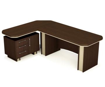 Стіл кутовий керівника Salita Тріумф 7/3